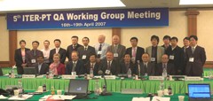 Participants to the 5th ITER QA meeting held in Daejeon, Korea. Click for high-res. 