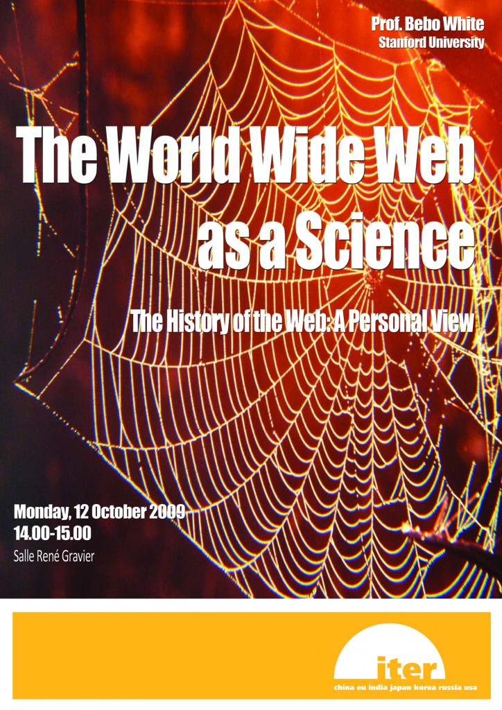 Monday's seminar will look at the history and the development of the World Wide Web. 