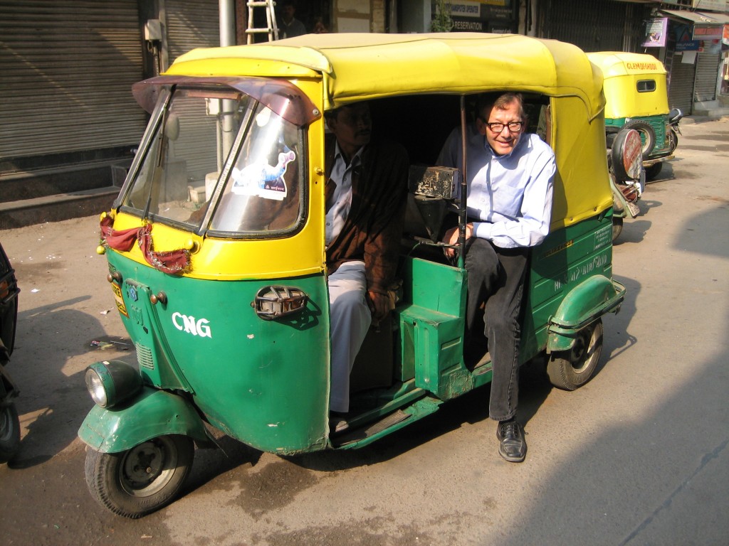 Dan Stout, CEP Plant Engineering Division Head, demonstrating the new economy-class travel policy during his visit to India.