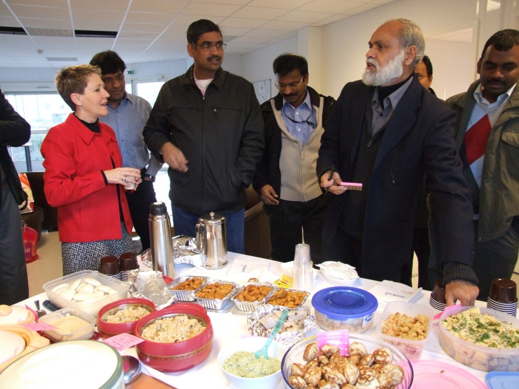 Spices filled the air at the AIF Welcome Office as the Indian community at ITER hosted an Indian breakfast.