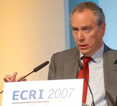 Carlos Alejaldre, ITER Deputy Director General for Safety & Security at the ECRI conference. 