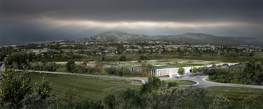 The architect's impression of the future International School in Manosque. 