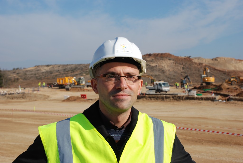 Jean Pavageau, Responsible Officer for the site layout and infrastructures.