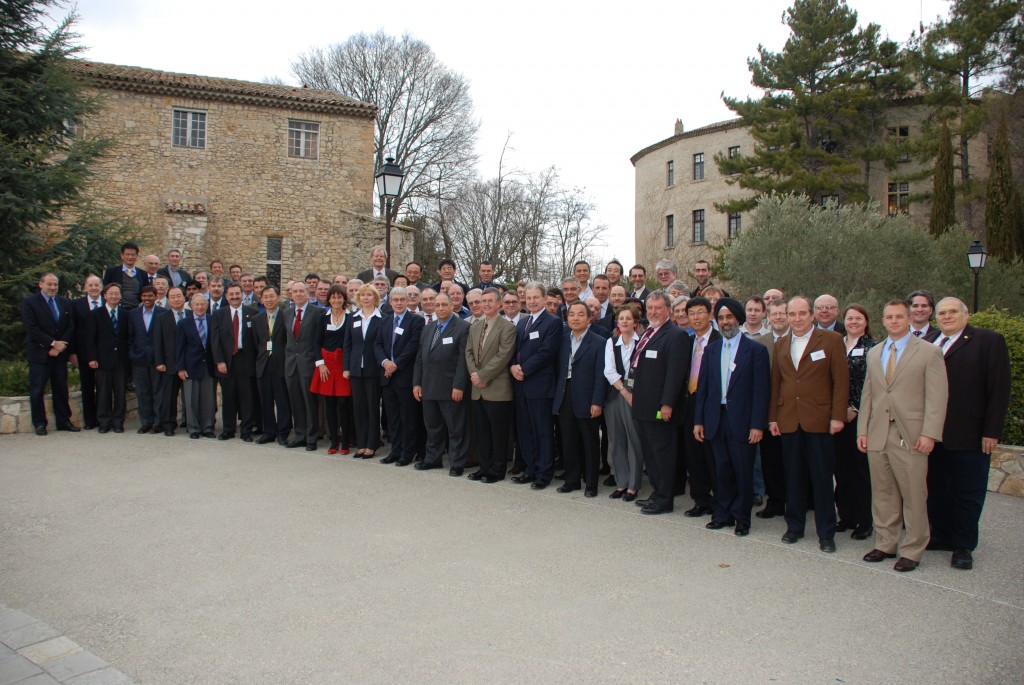 The Codes & Standards Meeting Attendees in front of the Château Cadarache.