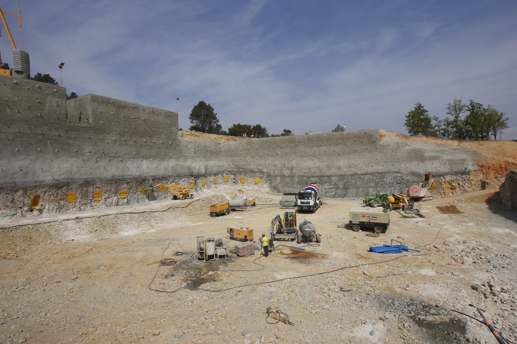 Another site under construction: the excavation works for the Jules Horowitz reactor.