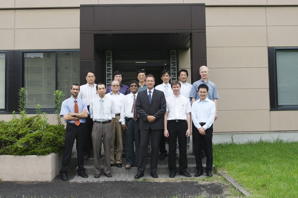 The participants to the recent RAMI workshop in Naka (left to right): J. Izquierdo (Europe), S. Kitazawa (Japan), I. Neyatani (Japan), Y. Zhao (China), J.H. Young (Korea), B. Sarkar (India), Y. Huating (China), D. van Houtte (ITER-Chairman), S. Lee (Korea), F. Sagot (ITER), K. Ueno ( Japan), K. Okayama (ITER), T. Tollefson (Japan - Secretary).