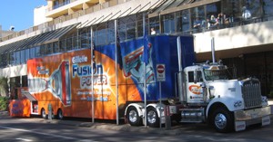 A truck in Sydney, Australia. Click on the picture for a high-resolution image. 