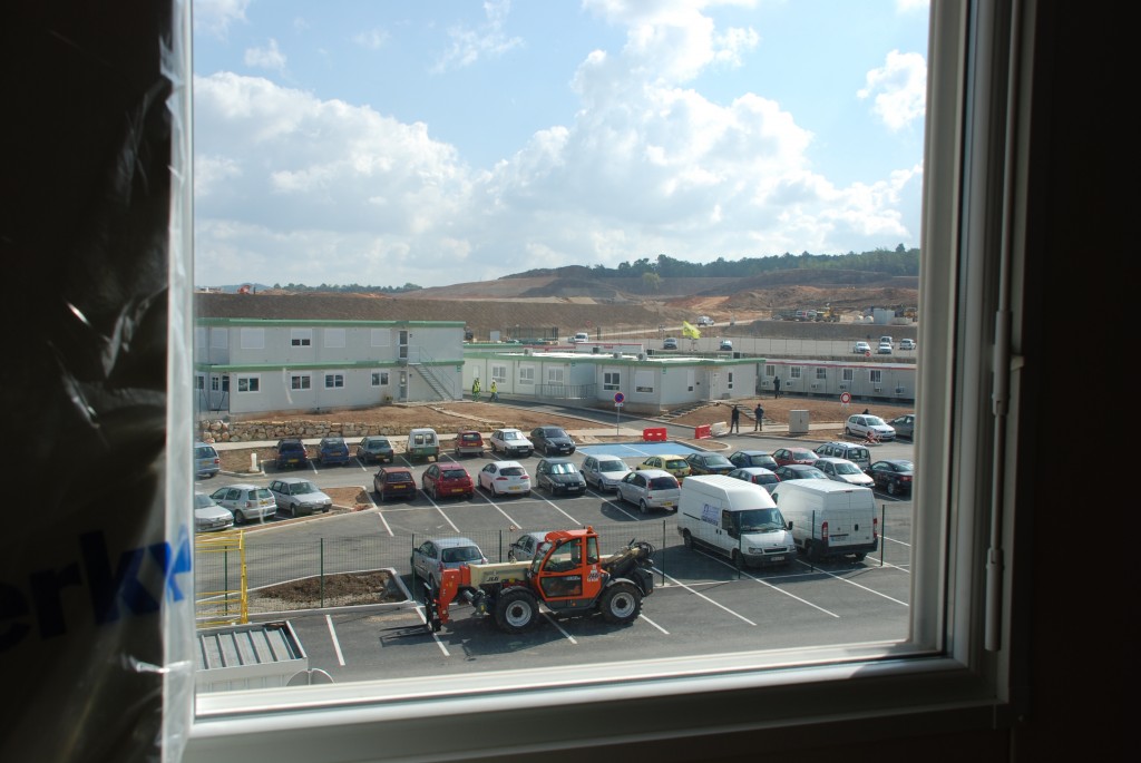 A snapshot taken from the new office building JWS2.