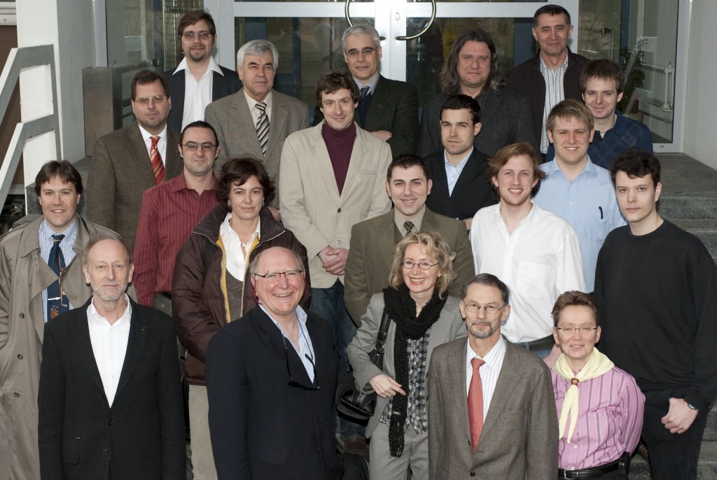 Group photo outside of the Karlsruhe Tritium Lab. (Click to view larger version...)